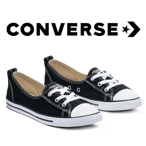 Converse Shoes - Converse Chuck Taylor Ballet Slip On Shoes - Black